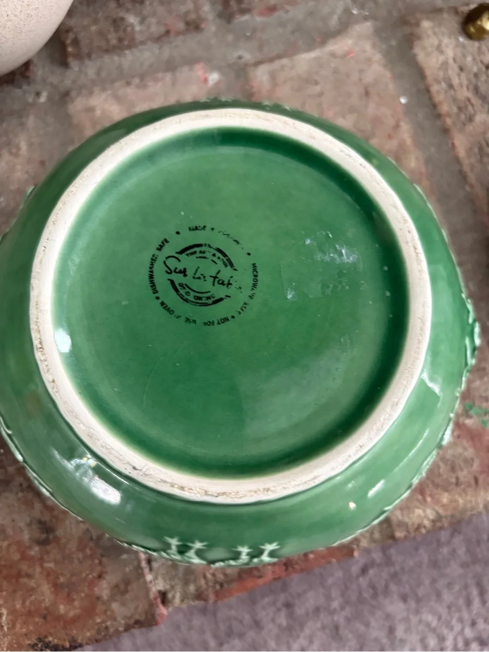 Vintage Sur La Table rooster and corn dish with lid, Portugal